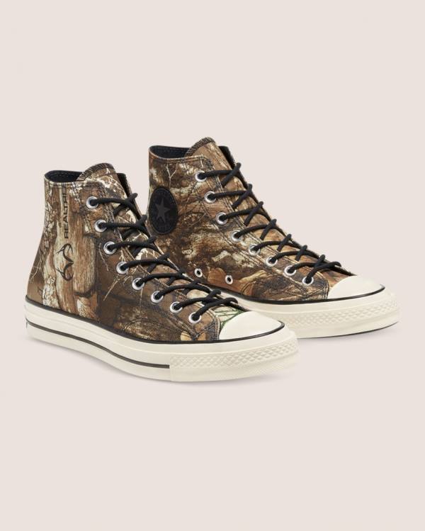 Converse Chuck 70 Realtree Edge Camo Print Utility Höga Sneakers Bruna | CV-387DXO