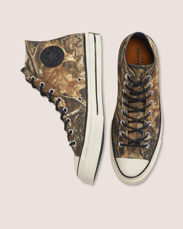 Converse Chuck 70 Realtree Edge Camo Print Utility Höga Sneakers Bruna | CV-387DXO