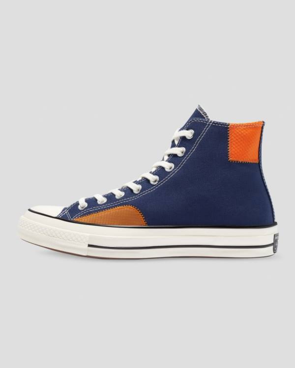 Converse Chuck 70 Ripstop Höga Sneakers Blå | CV-069RDO