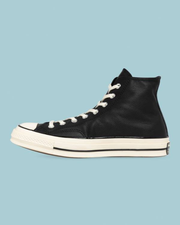 Converse Chuck 70 Seasonal Läder Höga Sneakers Svarta | CV-124JXP