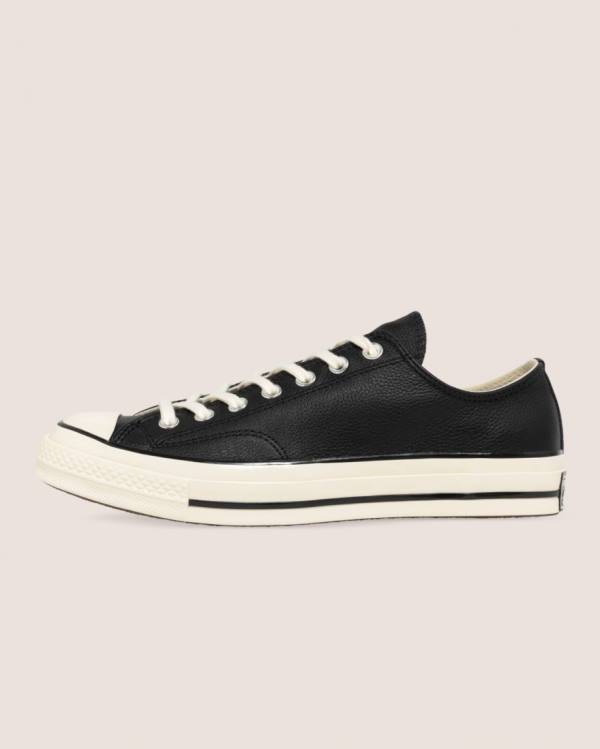 Converse Chuck 70 Seasonal Läder Låga Sneakers Svarta | CV-923BIT