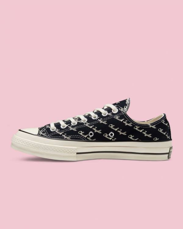 Converse Chuck 70 Signature Låga Sneakers Svarta | CV-145IEP