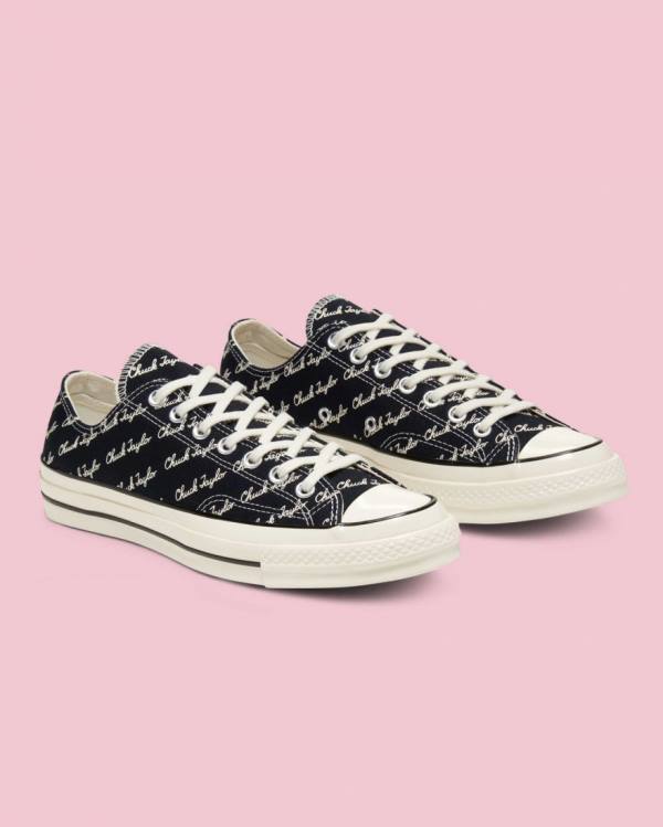 Converse Chuck 70 Signature Låga Sneakers Svarta | CV-260EPU