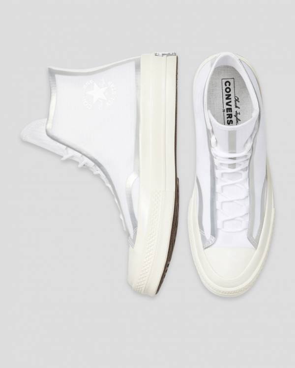 Converse Chuck 70 Tape Seam Höga Sneakers Vita | CV-367BKN