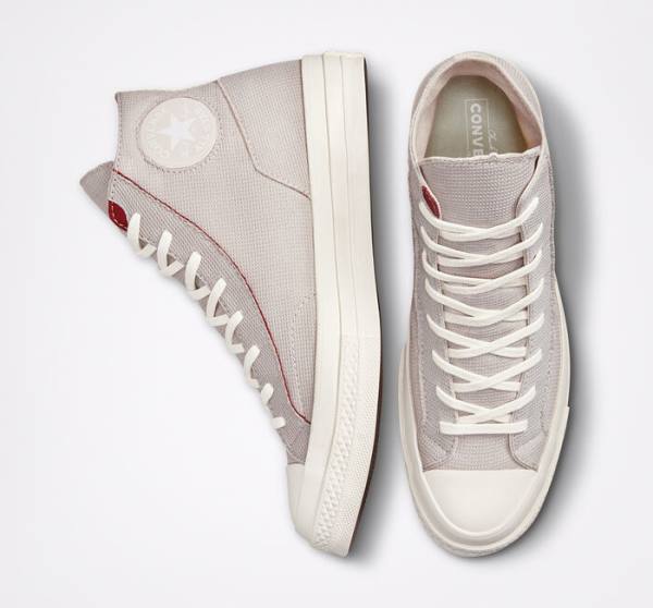 Converse Chuck 70 Tearaway Höga Sneakers Ljussilver Rosa | CV-726UZL