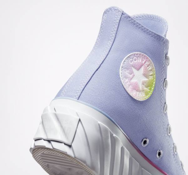 Converse Chuck Taylor All Star 2X Lift Platform Pastel Gradient Höga Sneakers Blå Vita | CV-231FOJ