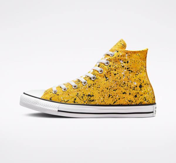 Converse Chuck Taylor All Star Archive Paint Splatter Höga Sneakers Vita | CV-846BJX