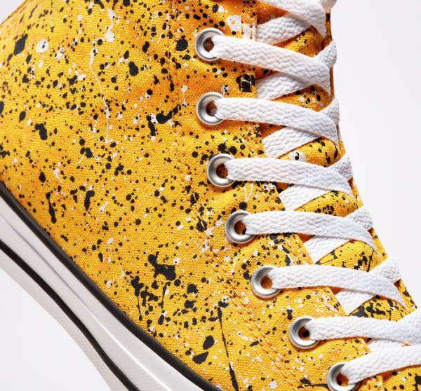 Converse Chuck Taylor All Star Archive Paint Splatter Höga Sneakers Vita | CV-846BJX