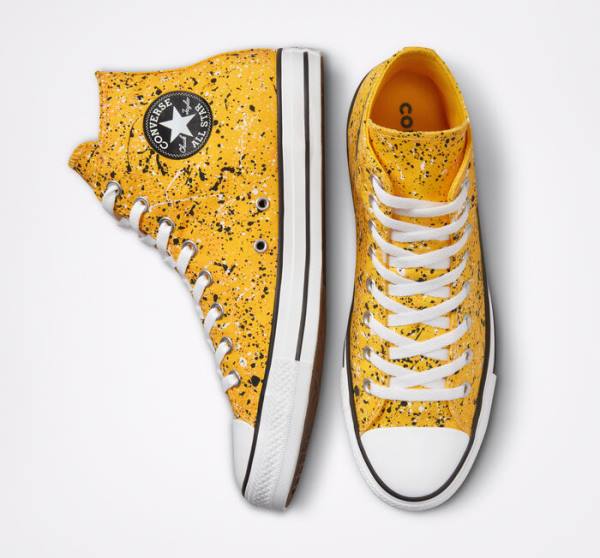 Converse Chuck Taylor All Star Archive Paint Splatter Höga Sneakers Vita | CV-846BJX