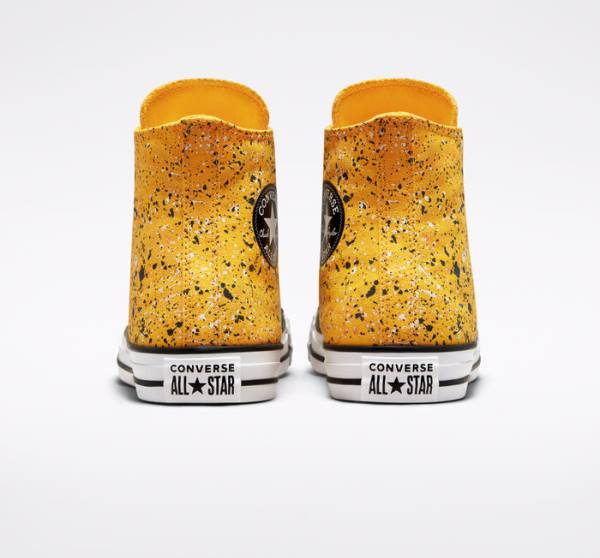 Converse Chuck Taylor All Star Archive Paint Splatter Höga Sneakers Vita | CV-846BJX