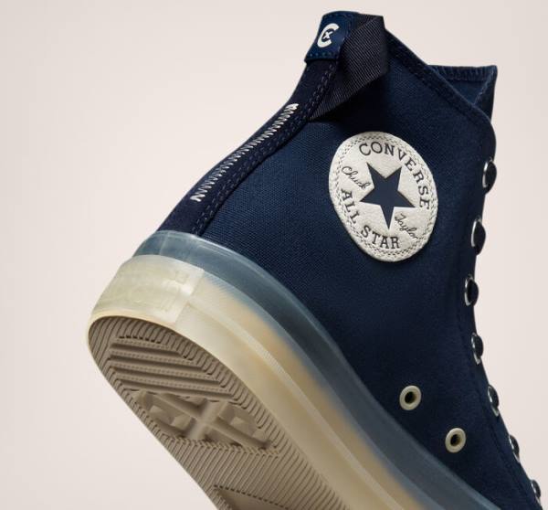 Converse Chuck Taylor All Star CX Seasonal Color Höga Sneakers Marinblå Obsidian | CV-896MIW