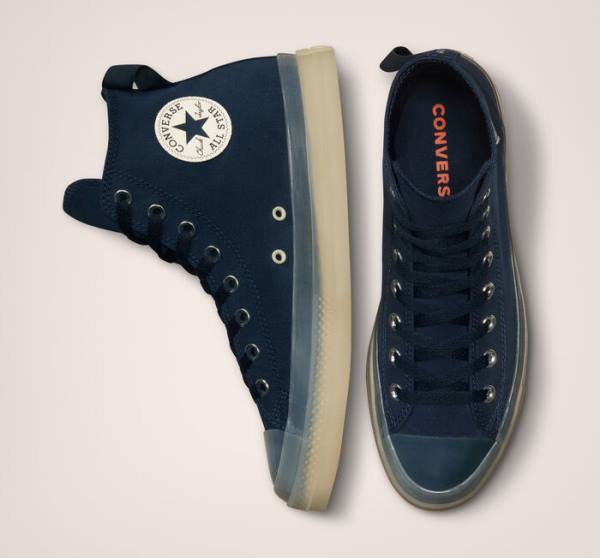 Converse Chuck Taylor All Star CX Seasonal Color Höga Sneakers Marinblå Obsidian | CV-896MIW