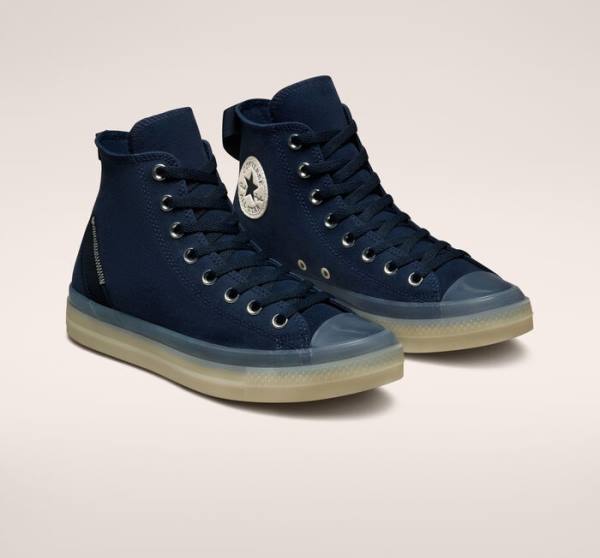 Converse Chuck Taylor All Star CX Seasonal Color Höga Sneakers Marinblå Obsidian | CV-896MIW