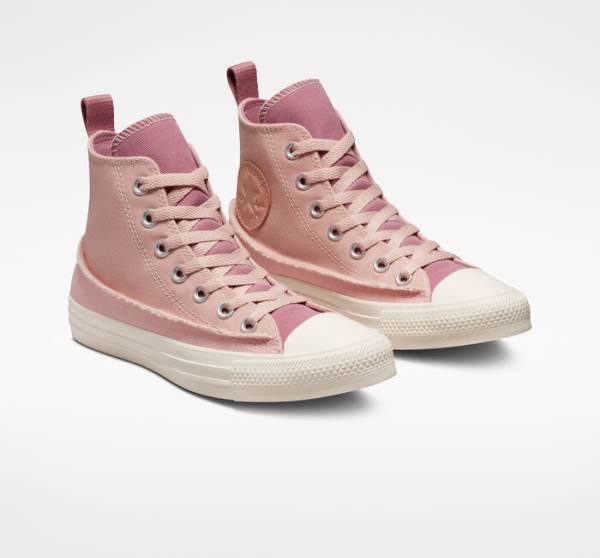 Converse Chuck Taylor All Star Crafted Canvas Höga Sneakers Rosa Rosa Rosa | CV-326GHK