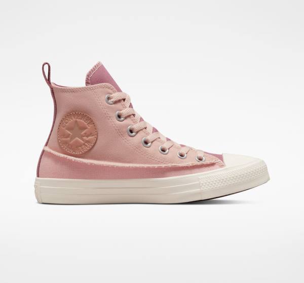 Converse Chuck Taylor All Star Crafted Canvas Höga Sneakers Rosa Rosa Rosa | CV-326GHK