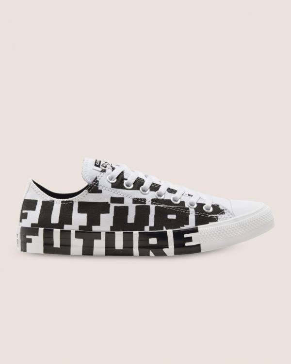 Converse Chuck Taylor All Star Create Future Låga Sneakers Svarta Vita | CV-673ADJ