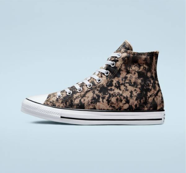 Converse Chuck Taylor All Star Dip Dye Höga Sneakers Svarta Vita | CV-108GKS