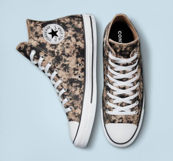 Converse Chuck Taylor All Star Dip Dye Höga Sneakers Svarta Vita | CV-108GKS