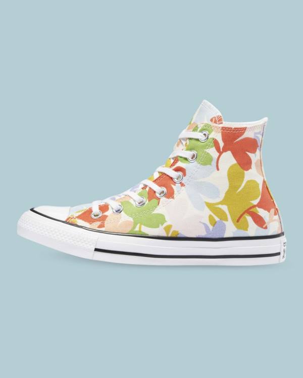 Converse Chuck Taylor All Star Garden Party All Over Höga Sneakers Beige | CV-561FMT