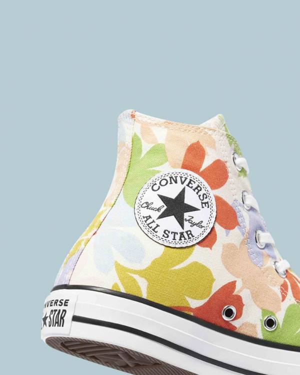 Converse Chuck Taylor All Star Garden Party All Over Höga Sneakers Beige | CV-561FMT