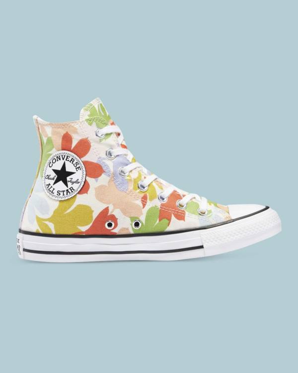 Converse Chuck Taylor All Star Garden Party All Over Höga Sneakers Beige | CV-561FMT