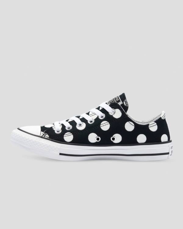 Converse Chuck Taylor All Star Glitter Shine Låga Sneakers Svarta | CV-759PEN