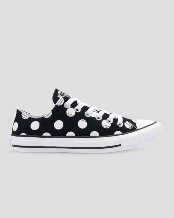 Converse Chuck Taylor All Star Glitter Shine Låga Sneakers Svarta | CV-759PEN