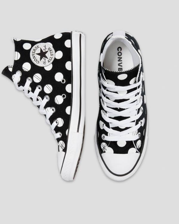 Converse Chuck Taylor All Star Glitter Shine Höga Sneakers Svarta | CV-964ISZ