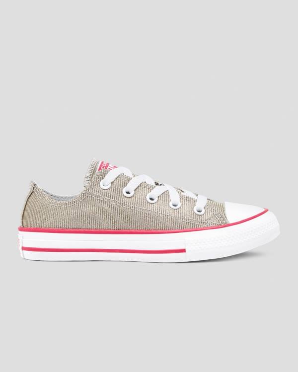 Converse Chuck Taylor All Star Glitter Textil Låga Sneakers Bruna | CV-254WYD