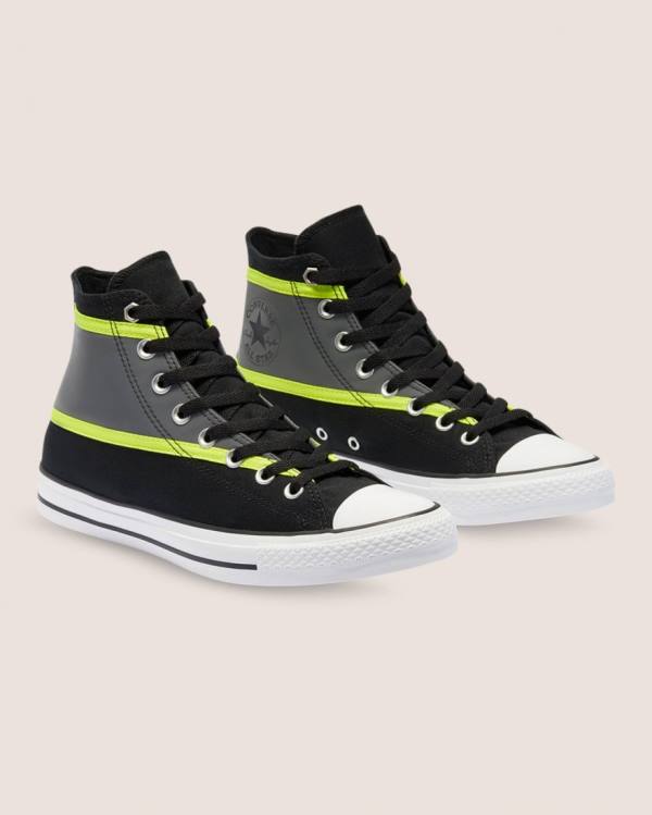 Converse Chuck Taylor All Star Hi-Vis Höga Sneakers Svarta | CV-135BXZ