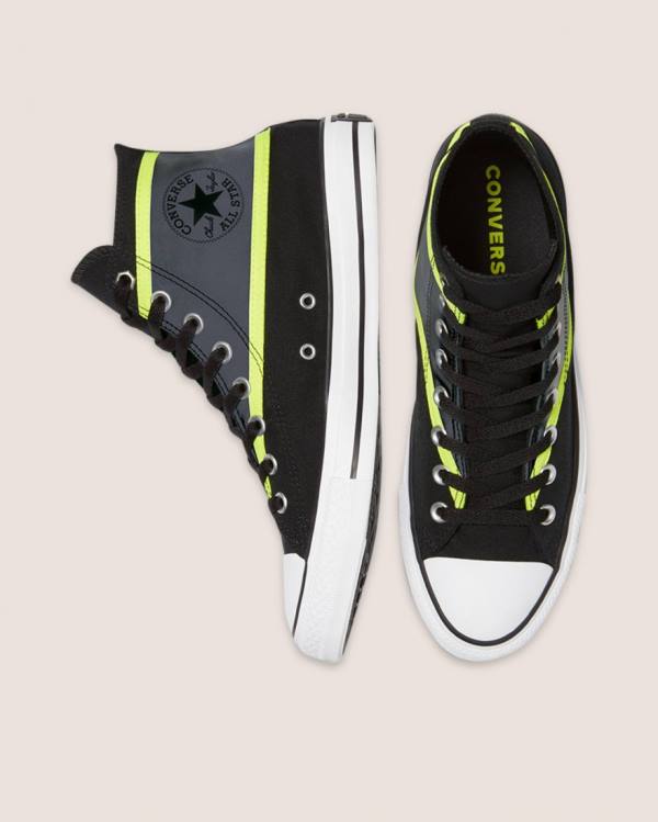 Converse Chuck Taylor All Star Hi-Vis Höga Sneakers Svarta | CV-135BXZ