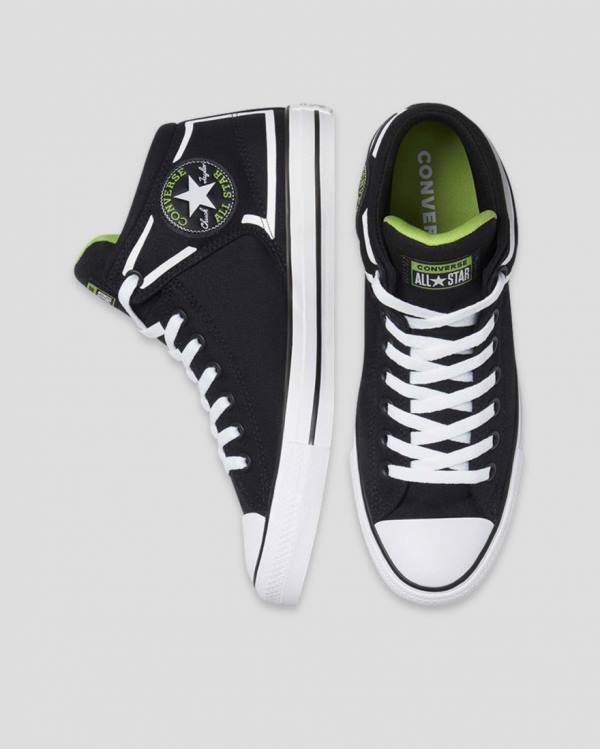 Converse Chuck Taylor All Star High Street Dramatic Nights Höga Sneakers Svarta | CV-341JOT