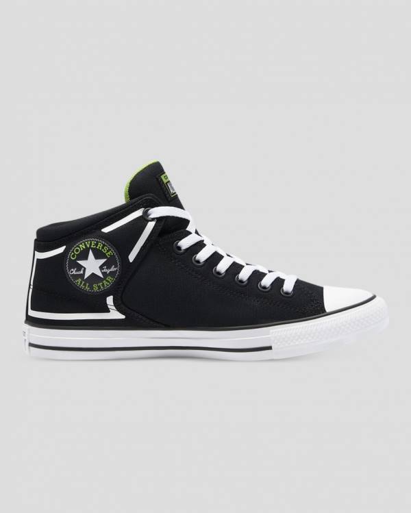 Converse Chuck Taylor All Star High Street Dramatic Nights Höga Sneakers Svarta | CV-341JOT