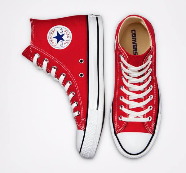 Converse Chuck Taylor All Star Klassiska Höga Sneakers Röda | CV-271DLY