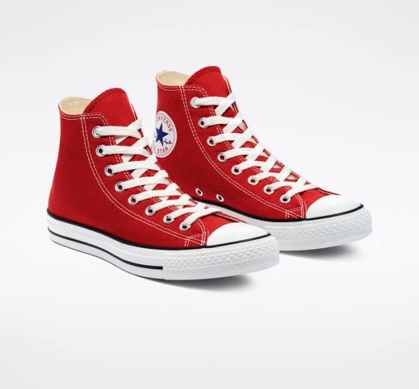 Converse Chuck Taylor All Star Klassiska Höga Sneakers Röda | CV-271DLY