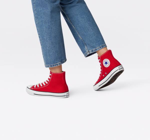 Converse Chuck Taylor All Star Klassiska Höga Sneakers Röda | CV-271DLY