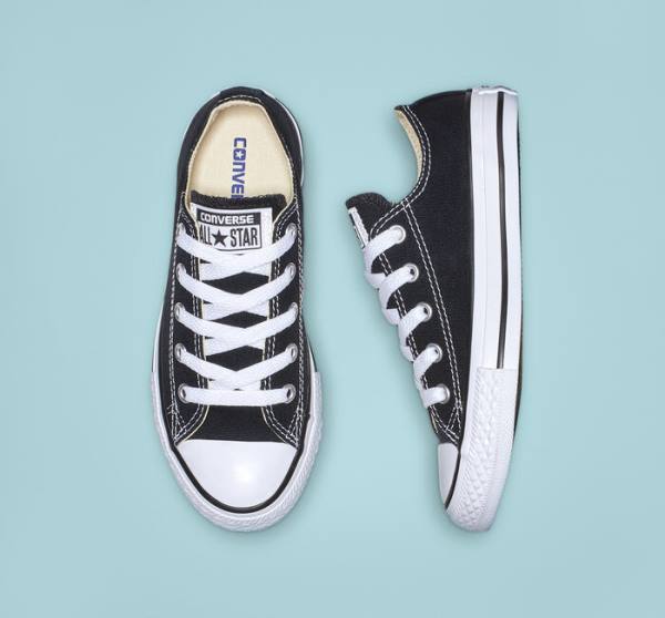 Converse Chuck Taylor All Star Klassiska Låga Sneakers Svarta | CV-643HIK