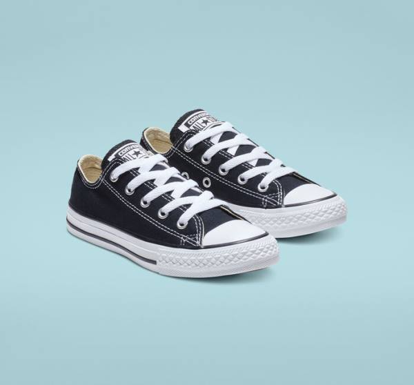 Converse Chuck Taylor All Star Klassiska Låga Sneakers Svarta | CV-643HIK