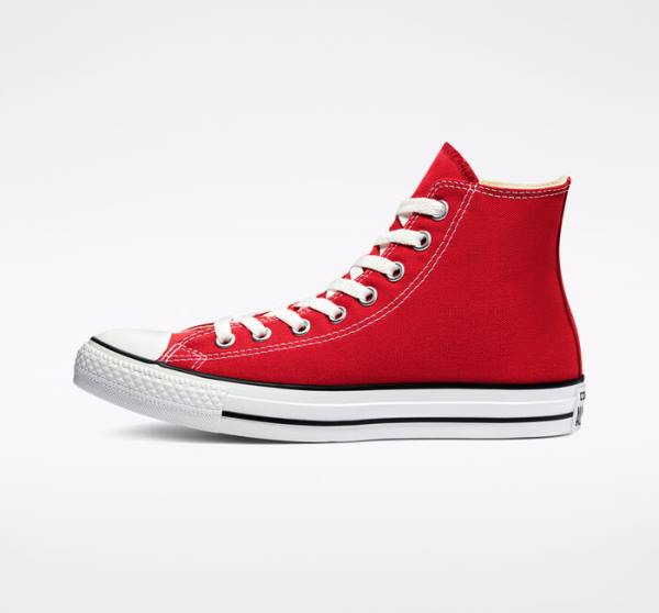 Converse Chuck Taylor All Star Klassiska Höga Sneakers Röda | CV-980VJA