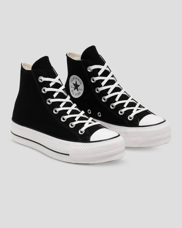 Converse Chuck Taylor All Star Lift Canvas Höga Sneakers Svarta | CV-103OFS