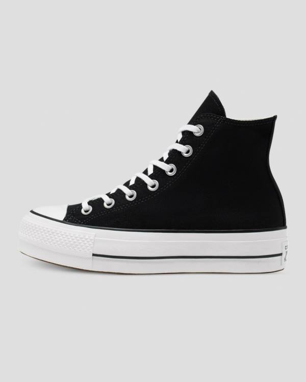 Converse Chuck Taylor All Star Lift Canvas Höga Sneakers Svarta | CV-103OFS