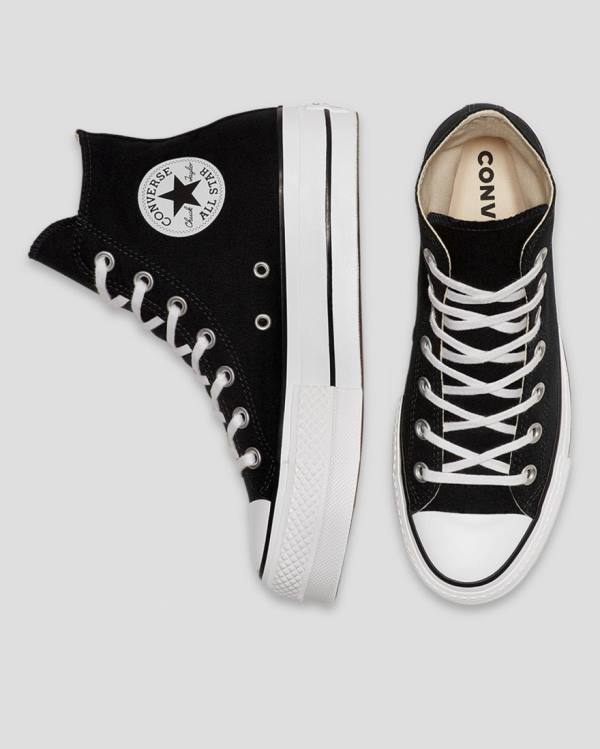 Converse Chuck Taylor All Star Lift Canvas Höga Sneakers Svarta | CV-103OFS