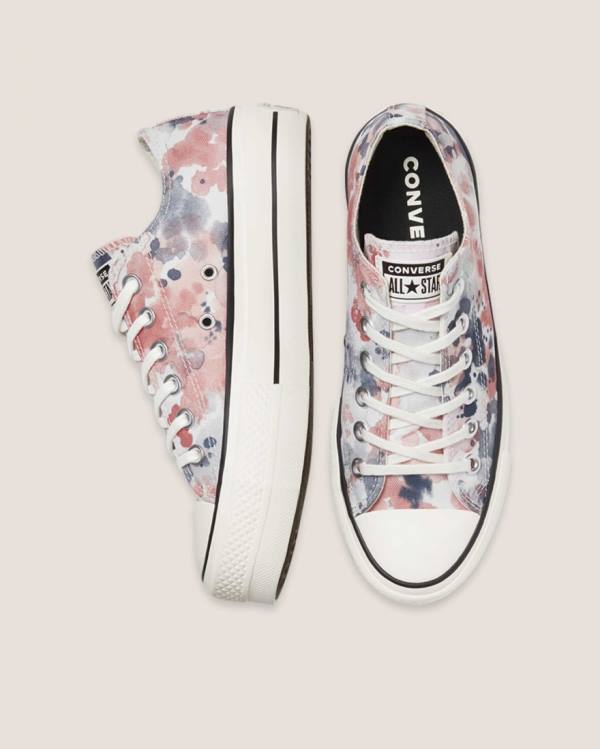 Converse Chuck Taylor All Star Lift Festival Låga Sneakers Grå Rosa | CV-351PDG