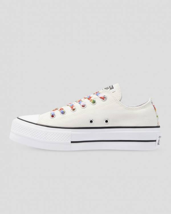 Converse Chuck Taylor All Star Lift Garden Party Låga Sneakers Beige | CV-451QOW