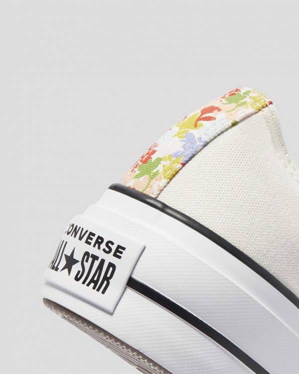 Converse Chuck Taylor All Star Lift Garden Party Låga Sneakers Beige | CV-451QOW