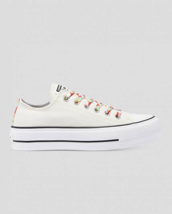 Converse Chuck Taylor All Star Lift Garden Party Låga Sneakers Beige | CV-451QOW