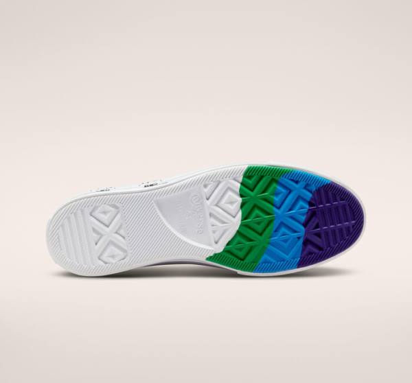 Converse Chuck Taylor All Star Lift Platform Pride Låga Sneakers Röda | CV-524DFK