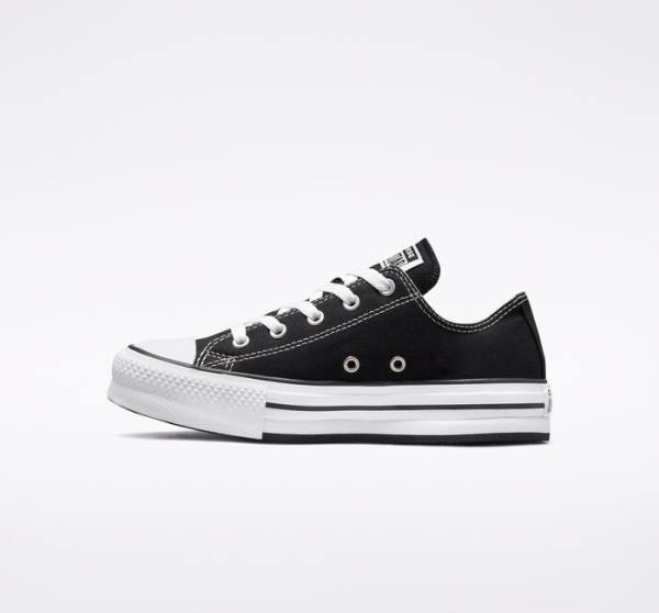 Converse Chuck Taylor All Star Lift Platform Låga Sneakers Svarta Vita | CV-547ATH