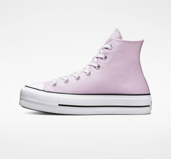 Converse Chuck Taylor All Star Lift Platform Seasonal Color Höga Sneakers Vita Svarta | CV-592ARN