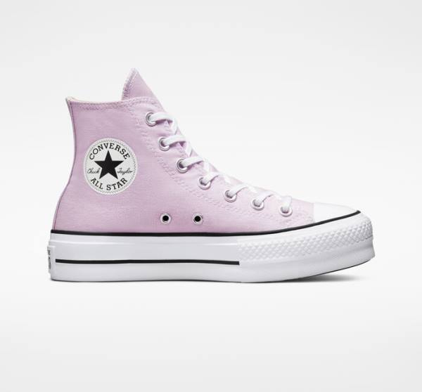 Converse Chuck Taylor All Star Lift Platform Seasonal Color Höga Sneakers Vita Svarta | CV-592ARN